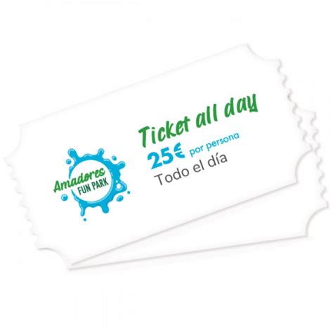 amadores fun park|Ticket all day (from 1 to 7 persons) .